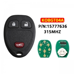 KOBGT04A 2+1Buttons Remote Key 315Mhz For Chevrolet HHR Uplander P-ontiac Montana SV6 Saturn Relay For Buick Terraza 2005 2006 Keys