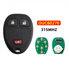 3-Button Keyless Entry Remote  315Mhz OUC60270  For 2007-2024 GM Remote Key Fob