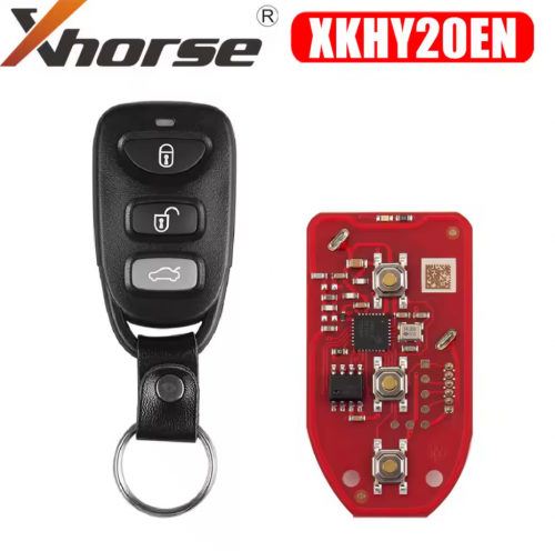 Xhorse XKHY20EN（3button） 2nd Generation Wire Remote Key