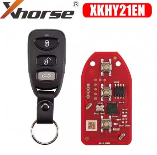 Xhorse   XKHY21EN（3+1）button 2nd Generation Wire Remote Key