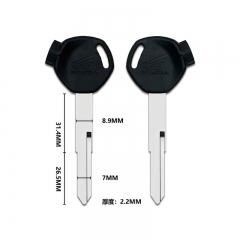 For Honda Motorcycle Key Shell（Left Blade）