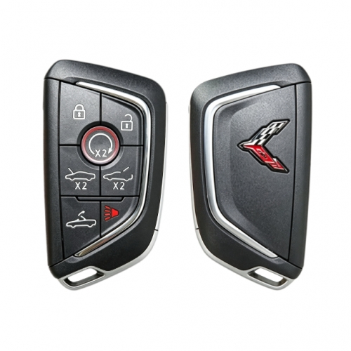 7Button Chevrolet Corvette remote key shell with logo