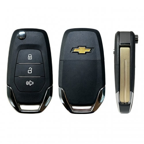 3button Chevrolet remote key shell with logo