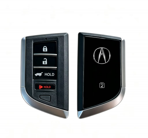Acura 4 button smart key shell with logo
