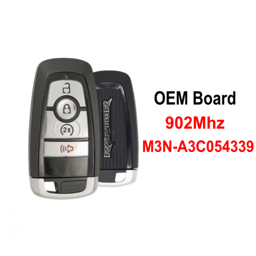 OEM Board 4Button smart key 902Mhz ID49 Chip M3N-A3C054339 For 2022-2024 Ford Raptor