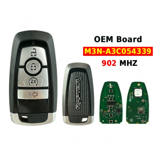 OEM Board 4Button smart key 902Mhz ID49 Chip M3N-A3C054339 For 2022-2024 Ford Raptor