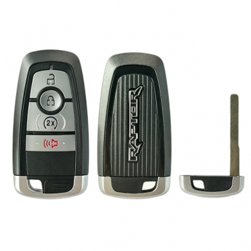 Ford Raptor 4 button smart key shell with logo