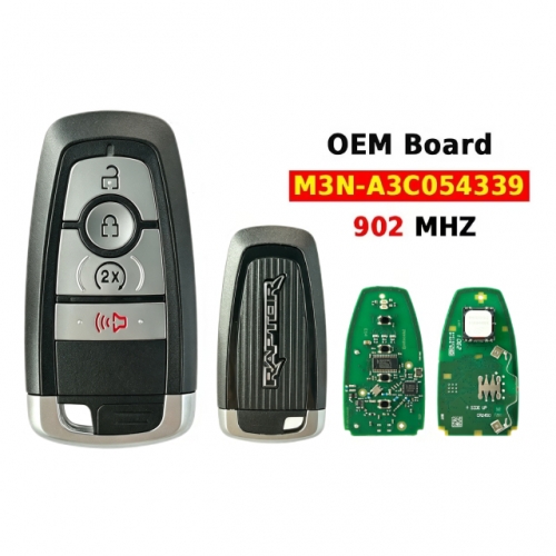 OEM Board 4Button smart key 902Mhz ID49 Chip M3N-A3C054339 For 2022-2024 Ford Raptor