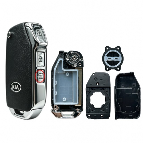 3 Button KIA smart key shell with logo (suv)