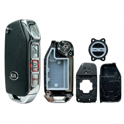 4 Button KIA smart key shell with logo (suv)