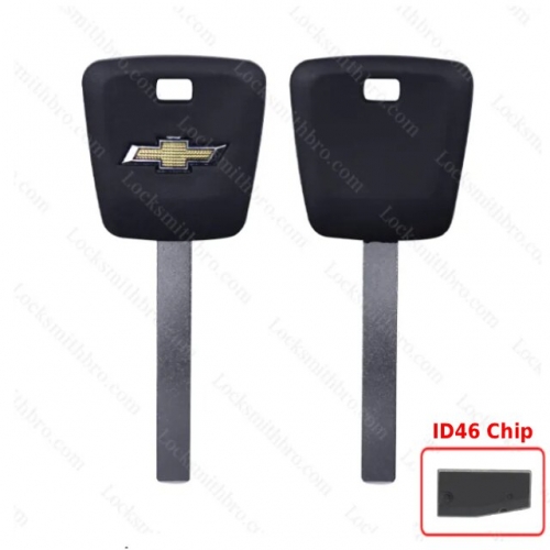 LockSmithbro ID46/PCF7937 Chip Chevrolet Transponder Key With Logo