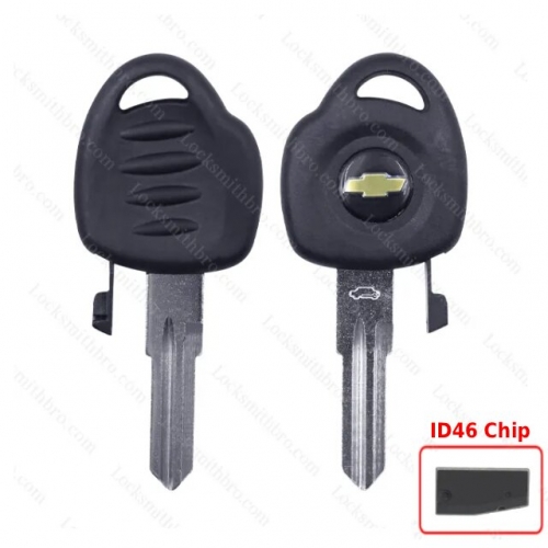 LockSmithbro ID46 Chip Chevrolet Transponder Key With Logo