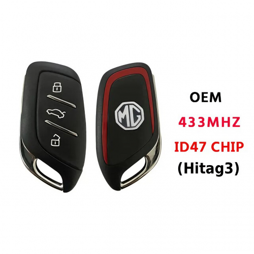 Oem Smart Remote Car Key Fpb For MG MG6 HS 2018-2021 Keyless-go Samrt key 433mhz With ID47（Hitag3）