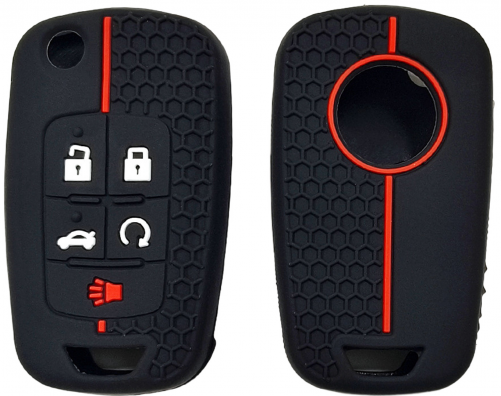 5 Button Silicone key case for Chevrolet/GMC/Buick