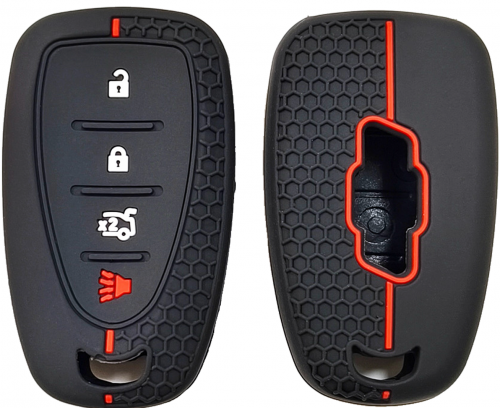 4Button Silicone key case for Chevrolet