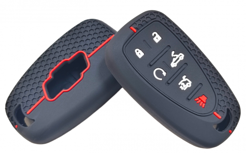 6Button Silicone key case for Chevrolet
