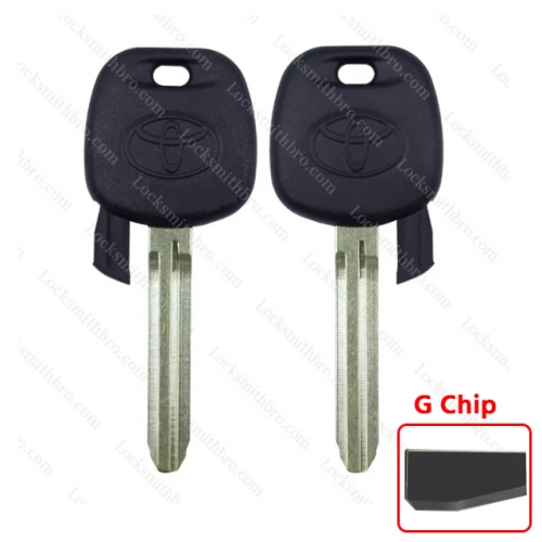 LockSmithbro G Chip TOY43 Toyot Transponder Key With Logo