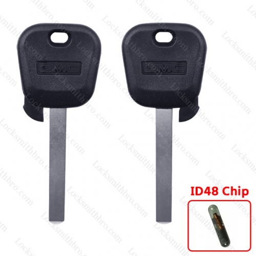 LockSmithbro ID48 Chip GMC Transponder Key with Logo