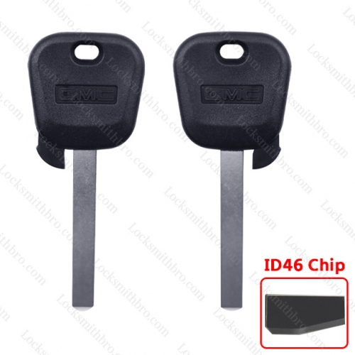 LockSmithbro ID46 Chip GMC Transponder Key with Logo