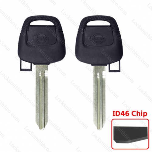 LockSmithbro ID46 Nissa With Logo Transponder Key