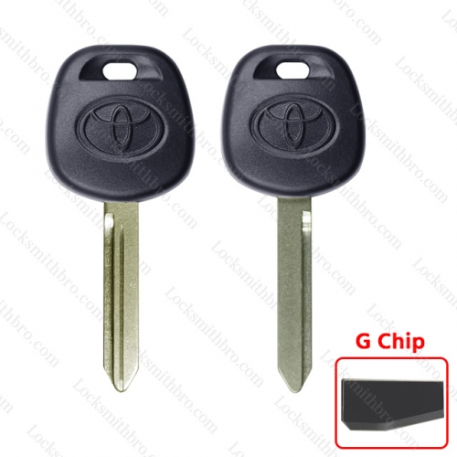 LockSmithbro G Chip TOY47 Toyot Transponder Key With Logo