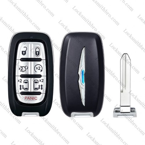 7Button TChrysler smart key shell with logo