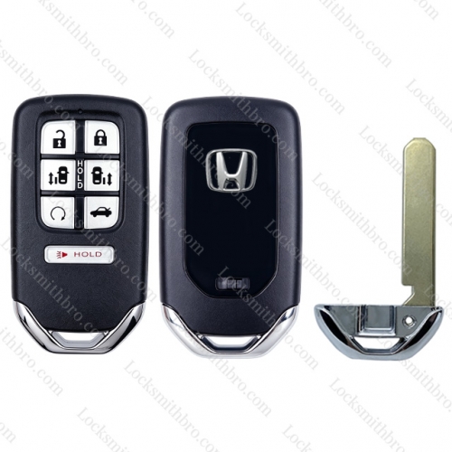 7 button Honda Smart Key Shell with logo