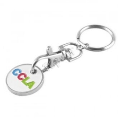 Personalized Metal Trolley Coin Key Chain