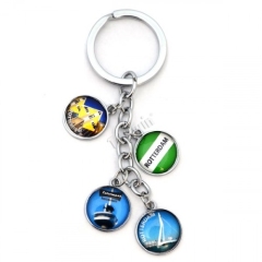 Custom Rotterdam Picture Souvenir Keychains