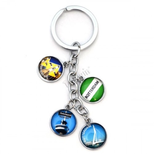 Custom Rotterdam Picture Souvenir Keychains