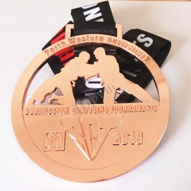 Big Size 10cm Cutout Judo Medallions and Ribbons