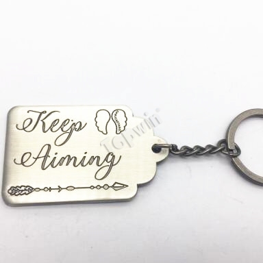 Personalised Antique Silver Key Rings