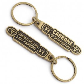 Personalised Antique Bronze Metal Key Ring