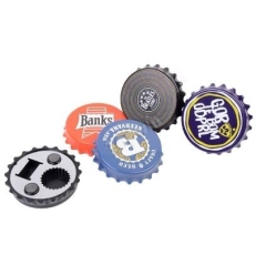 Promotional Bottle Cap Shape Opener Fridge Magnets