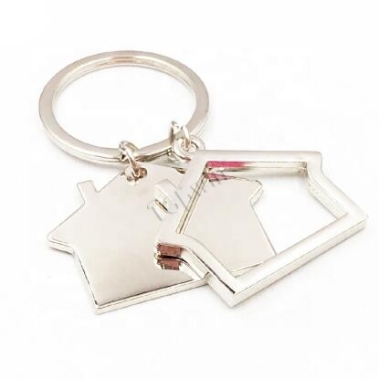 Cheap Personalised Metal House Key Ring Hanger in Bulk