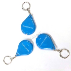 Budget Promotional Plastic PVC Mini LED Key Ring Hanger