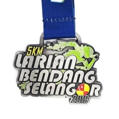 Customized 5KM Finisher Medals and Ribbons
