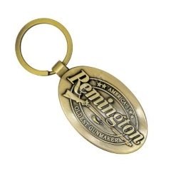 Customized Antique Bronze Oval Metal Key Chains