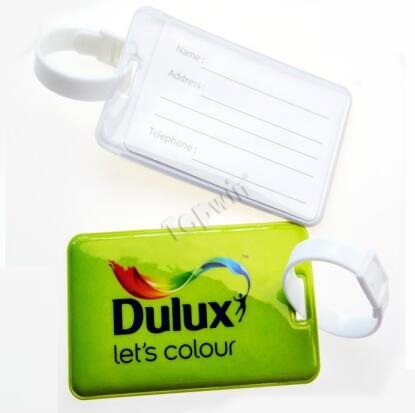 Promotional Budget Soft PVC Baggag Tags for Paint Manufacturer