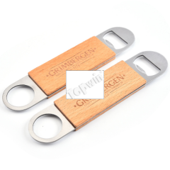 Personalized Logo Engraved Bar Shaped Bottle Opener