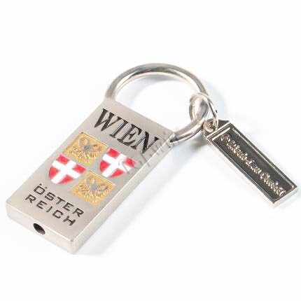 Cheap Promotional Printed Metal Key Chains