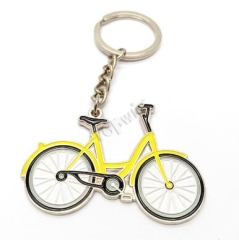 Custom Made Bike Bicycle Shape Key Chain