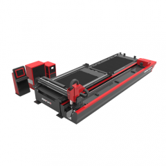 Exchange Table Fiber Laser Cutting Machine Combined with Tube Cutting System