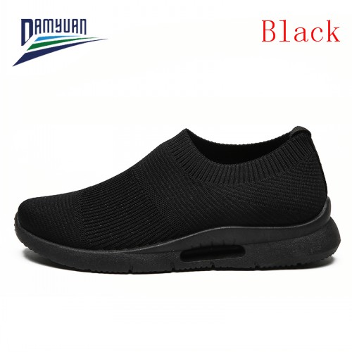 Damyuan Men Light Running Shoes Jogging Shoes Breathable Man Sneakers Slip on Loafer Shoe Men's Casual Shoes Size 46 2021