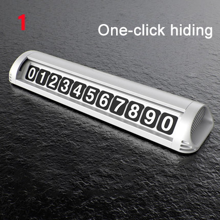 Phone Number In Car Parking License Plate Temporary Stop Sign Temporary Car Parking Card Phone Number Card Plate Hidden Switch