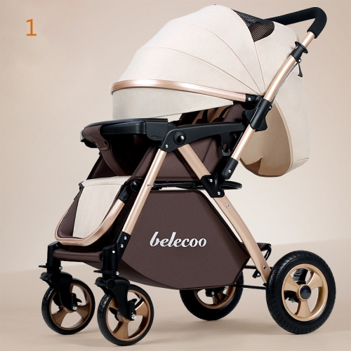Portable Baby Stroller Folding Travel Pram Can Sit Recline Baby Carriage Anti-vibration Newborn Infant Stroller for 0~3Y
