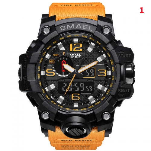 SMAEL Brand Fashion Men Sports Watches Men Quartz Clock Military Watch Male Watch Men's 1545 relogios masculino