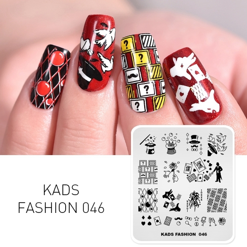 FASHION 046 Nail Stamping Plate Magic