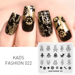 FASHION 022 Nail Stamping Plate Robot