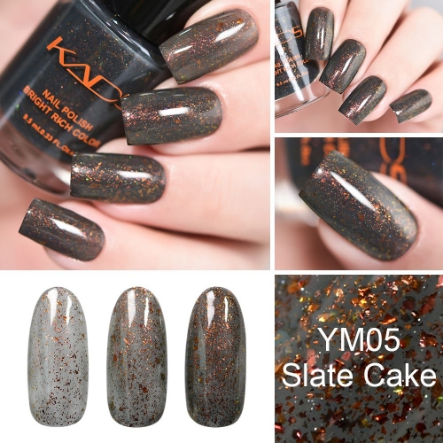 Slate Cake Mica Nail Polish 9.5ml Black